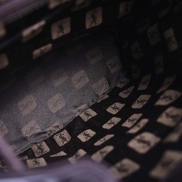 Yves Saint Laurent Brown Backpack 125381 - Picture 9 of 10